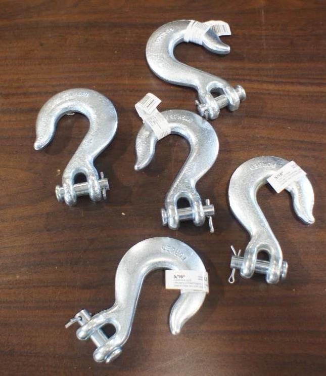Lot of (5) New 516&quot Clevis Sl...