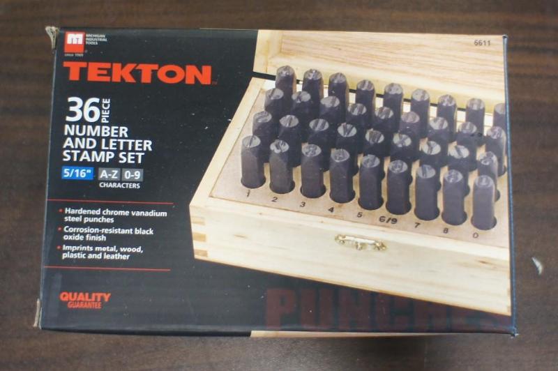 New in Box Tekton 36pc number and s...