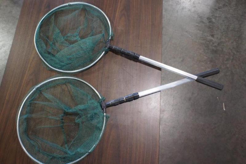 Lot of (2) Pan Fish  Fishing Nets....