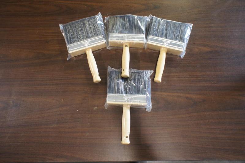 Lot of (4) 4x14 paint brushes  Lar...