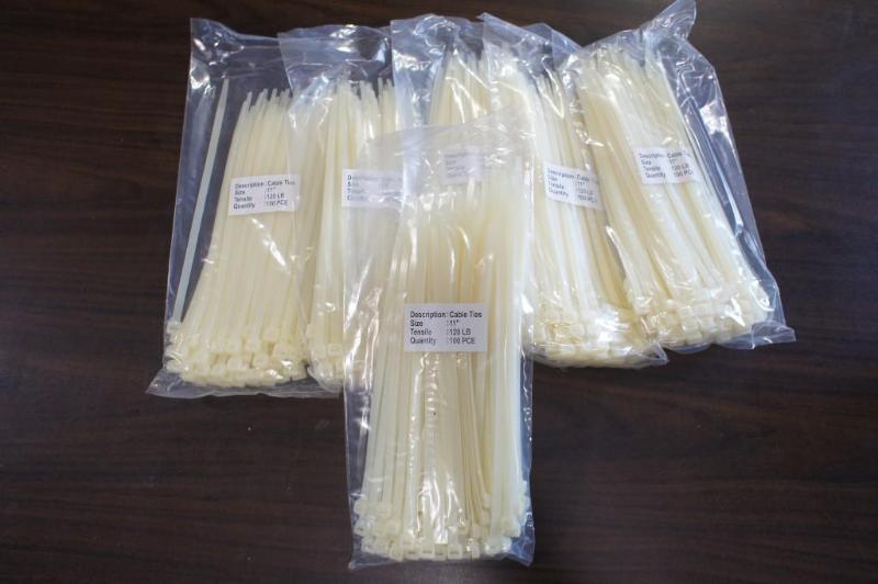 Lot of (6 bags) 11&quot cable ties...