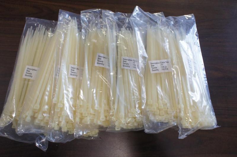 Lot of (7 bags) 11&quot cable ties...