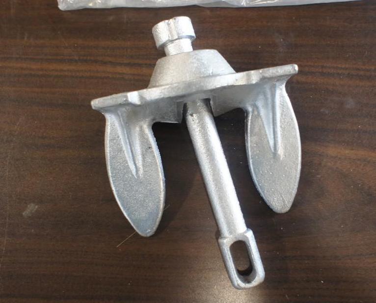 Painted navy anchor silver  5lb. P...