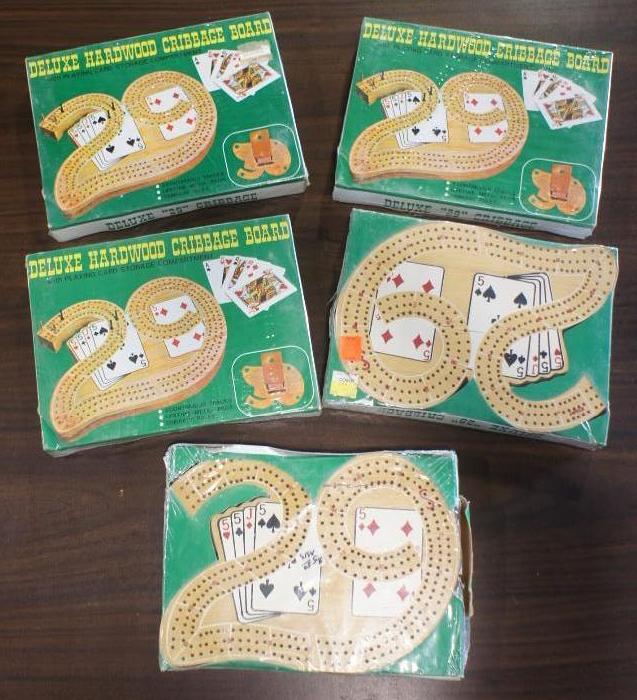 Lot of (5) Cribbage Sets. Please se...