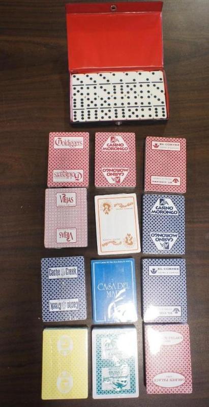 Lot of Hoyle Dominos set &amp 12 v...