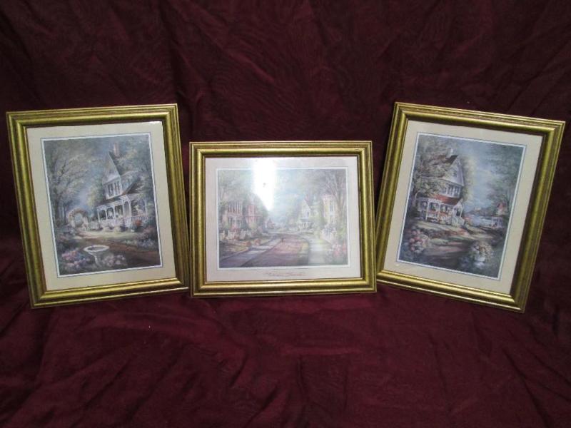 lot 11 image: Set of prints featuring Victorian h...