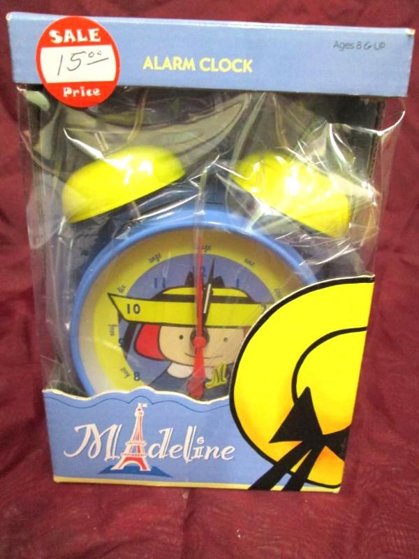 lot 110 image: Madeline twin bell alarm clock, new...