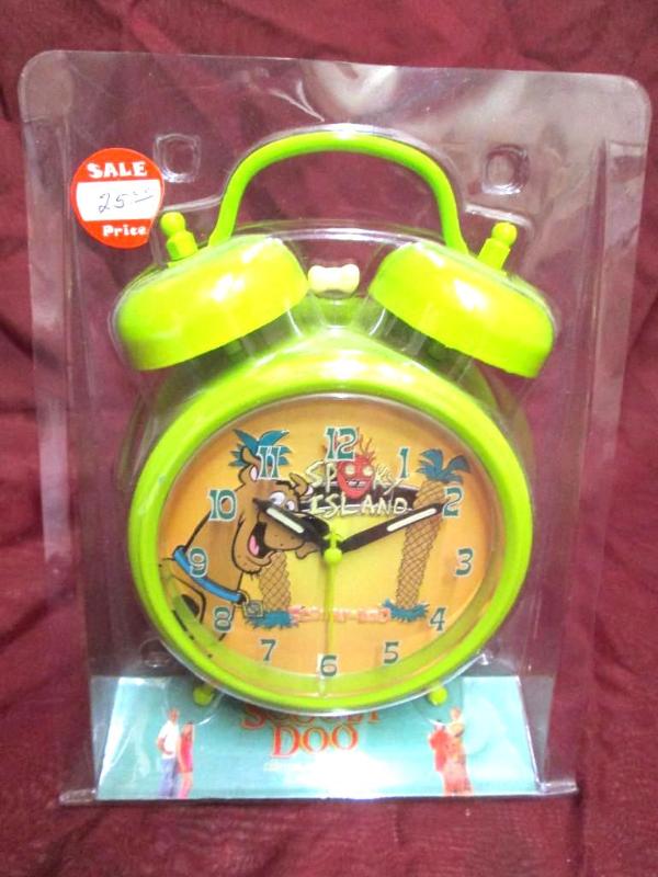 lot 115 image: Scooby Doo twin bell alarm clock. N...