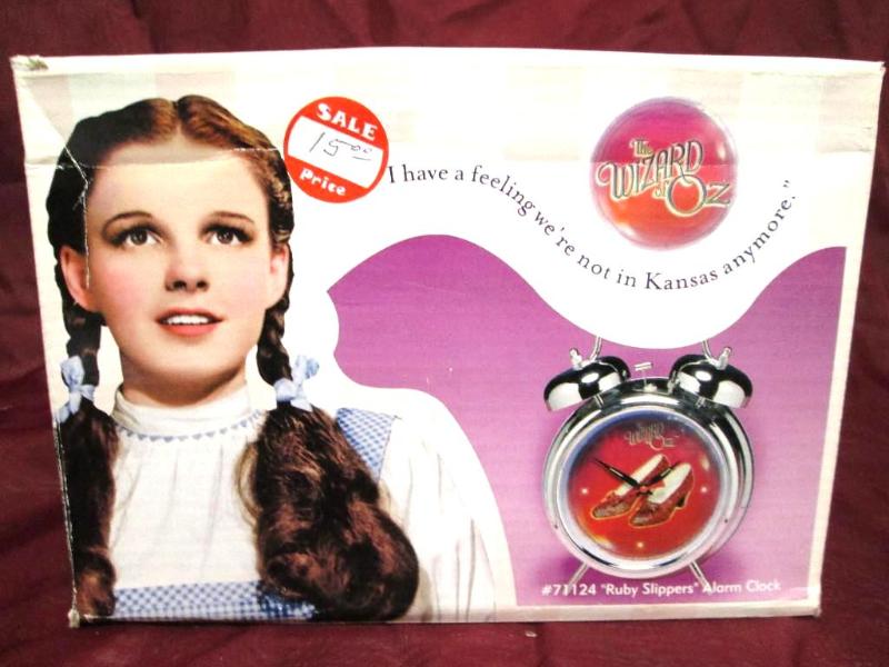 lot 116 image: Ruby Slippers twin bell alarm clock...