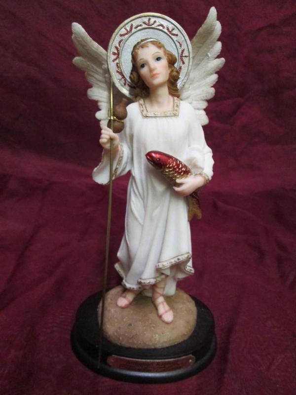 lot 138 image: Archangel Raphael sculpture from Fl...