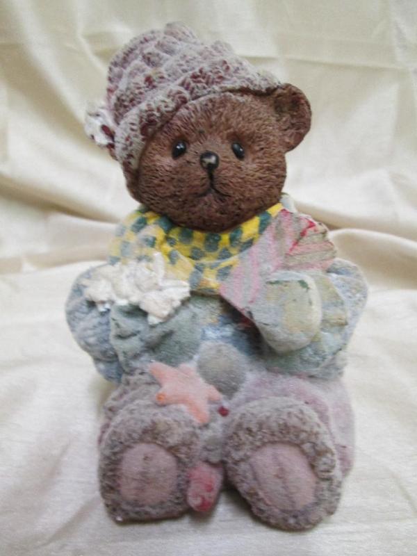 lot 156 image: Teddy Bear coin bank with frostedf...