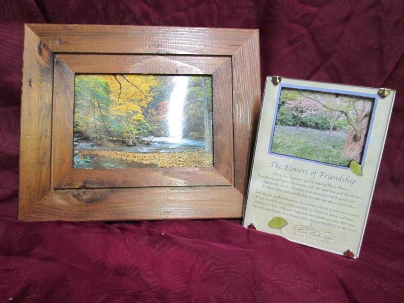 lot 17 image: Pair of landscape portraits, one wi...