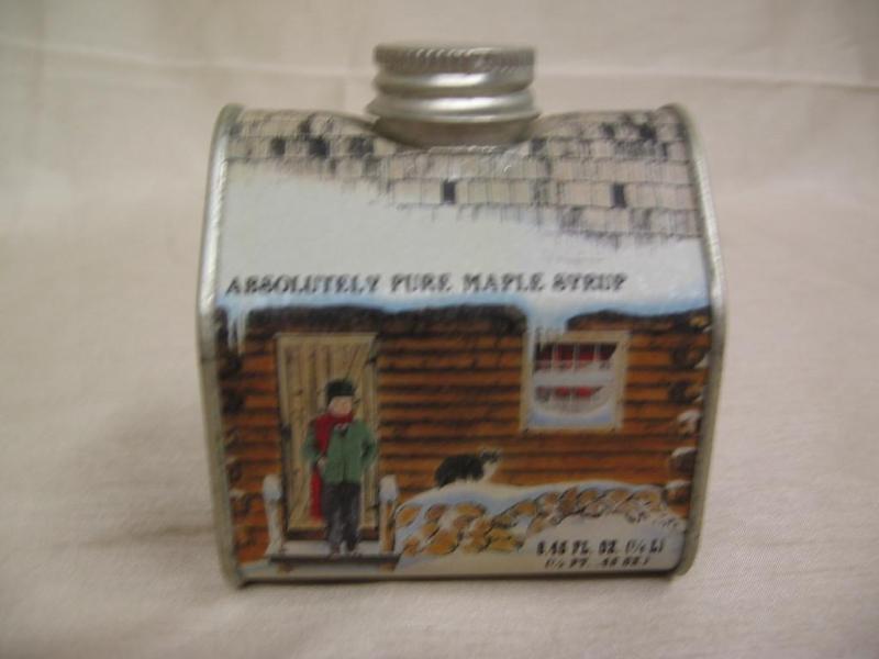 lot 193 image: Maple syrup tin....