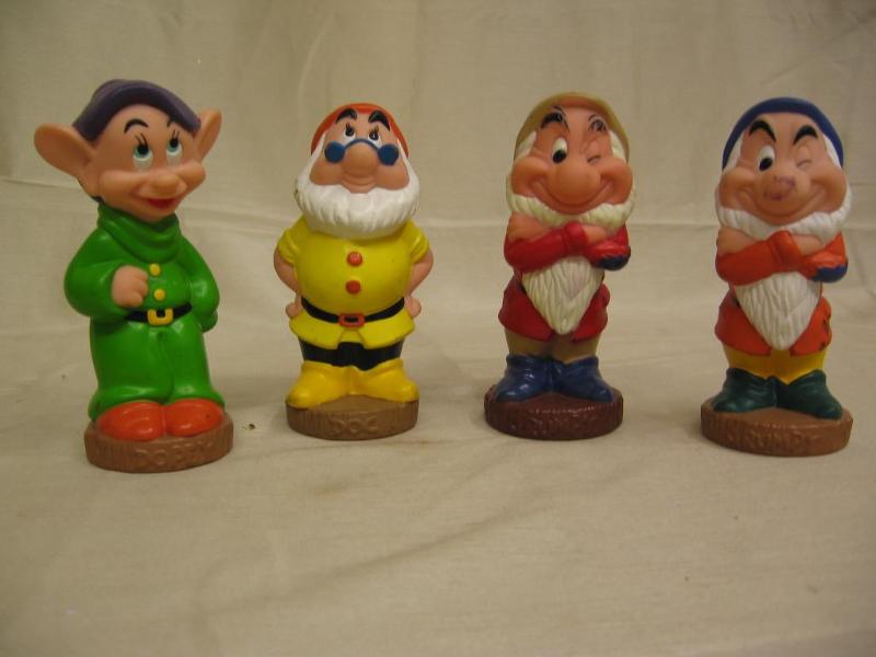 lot 195 image: Vintae Dwarfs by Disney. Made of so...