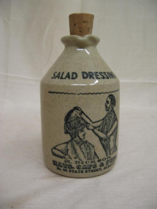 lot 213 image: Vintage salad dressing jug....
