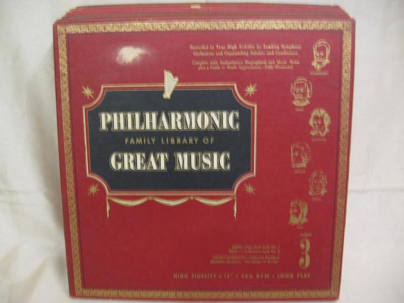 lot 216 image: Phylharmonic Library of Great Music...