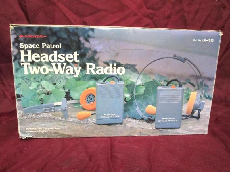lot 60 image: Radio Shack Space Patrol Headset an...