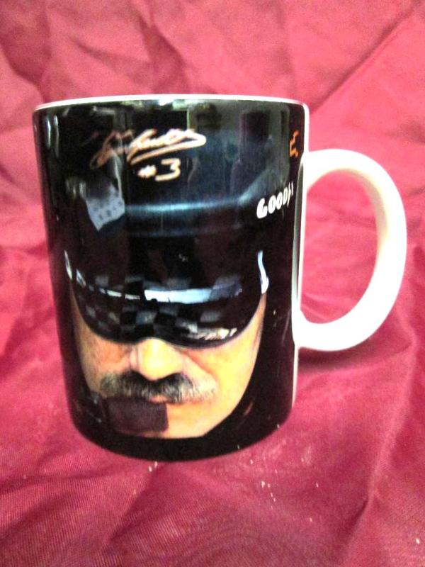 lot 81 image: Dale Earnhardt Sr coffee mug depict...