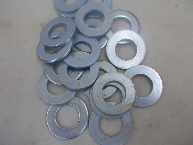 1 box of zinc plated flat washers. ...