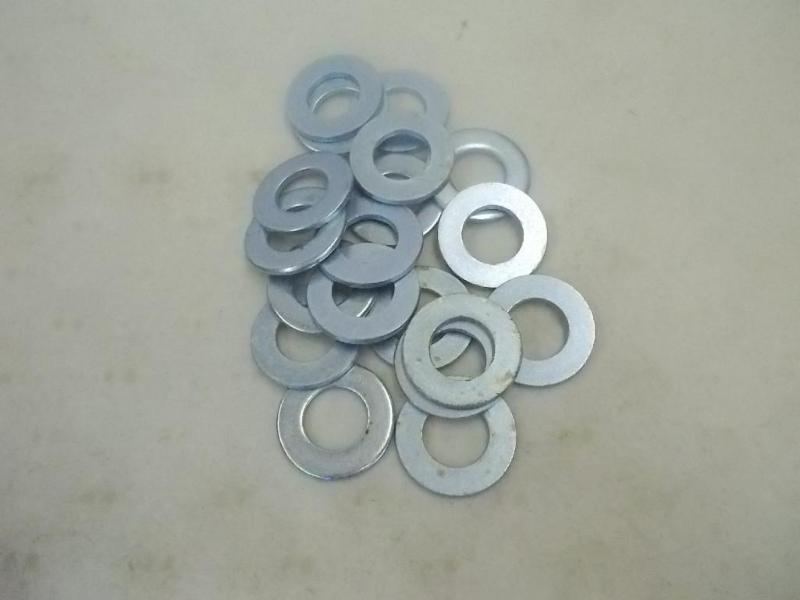 1 box of zinc plated flat washers. ...