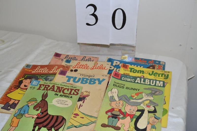 lot 30 image: Vintage comic books
