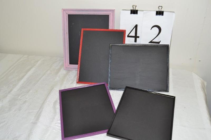 lot 42 image: chalkboard frames
