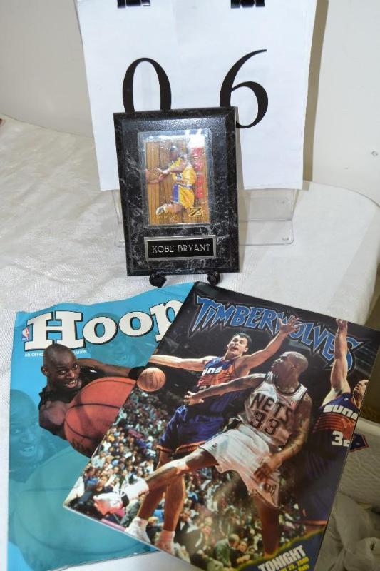 lot 6 image: Kobe Bryant & Kevin Garnett & Timber Wolves