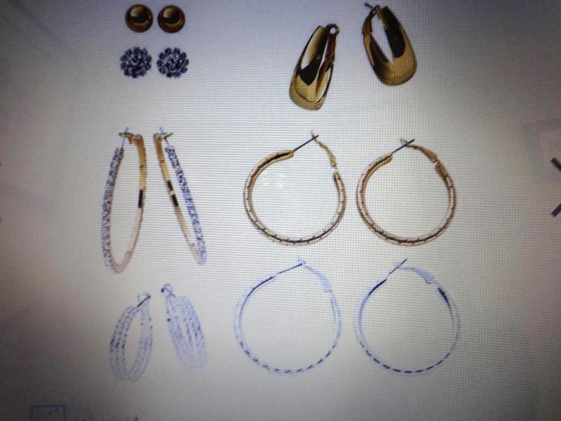 7 PAIR EARRING SET. Bidder is respo...
