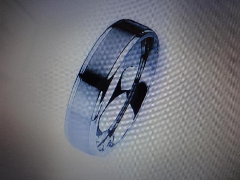 CHISEL TITANIUM MENS RIDGED EDGE R...