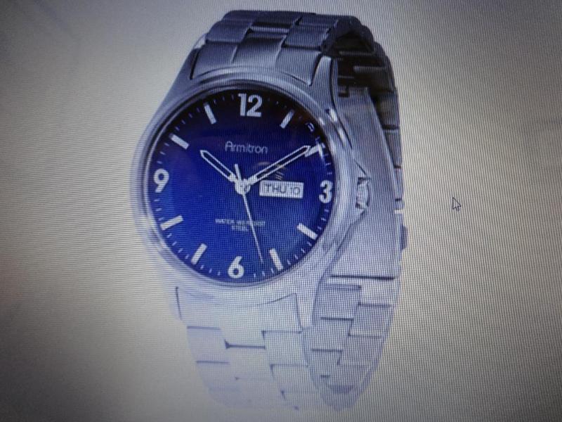 ARMITRON MENS STAINLESS STEEL DRES...