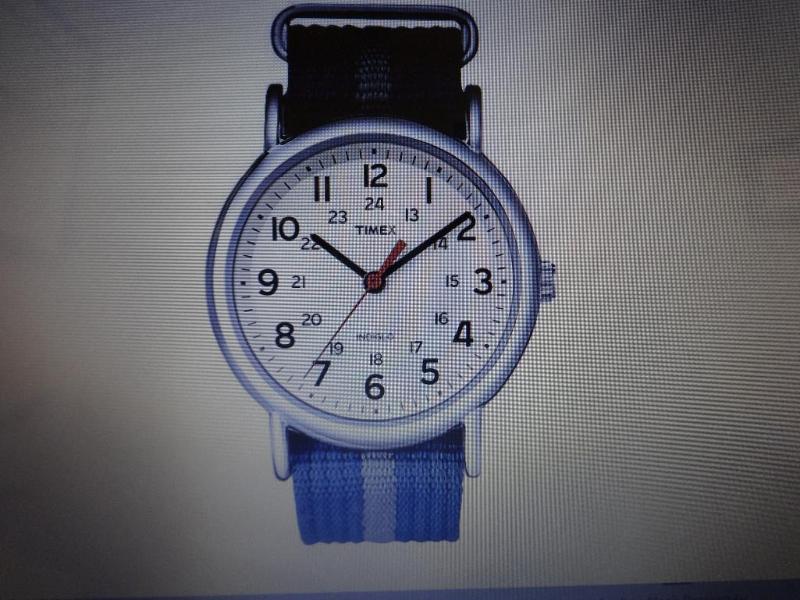 TIMEX MENS NAVY WEEKENDER WATCH. B...