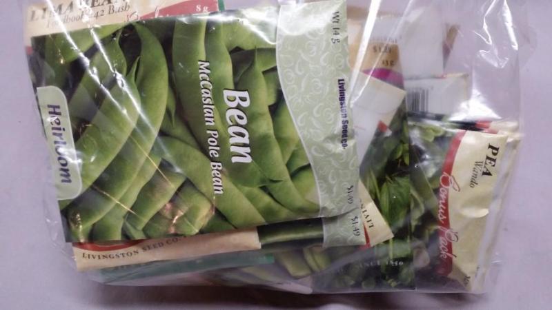16 Packs of Peas, and Beans seeds. ...