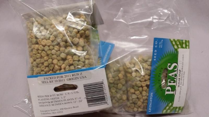 5 Bags of Peas. Sell by date of 201...