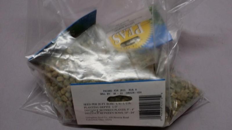 5 Bags of Peas. Sell by date of 201...