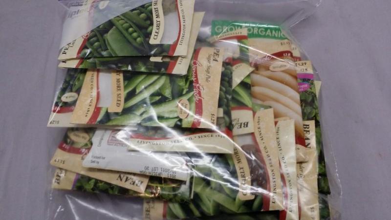 30 packs of Peas and Bean seeds.. &...