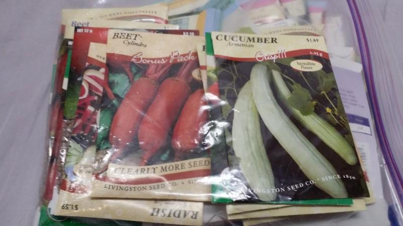 50 packs of assorted seeds includi...