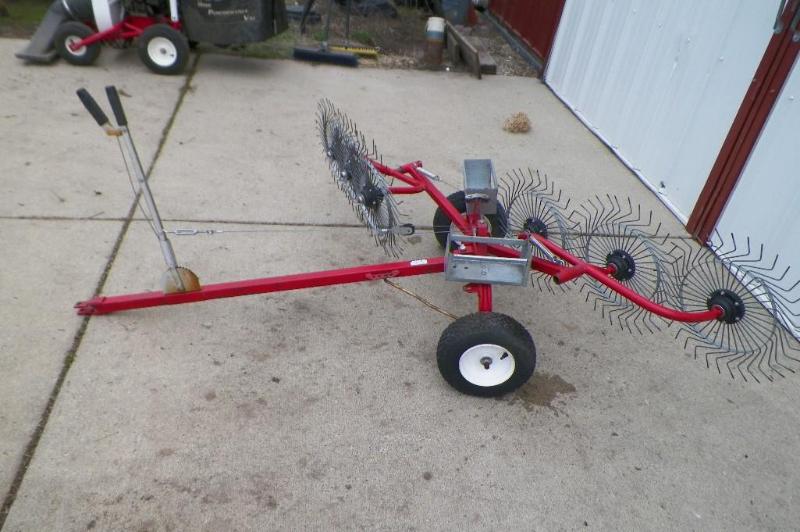 lot 7 image: 7 Foot Wide Estate Rake Dethatcher