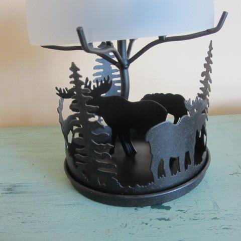 partylite moose tealight lamp