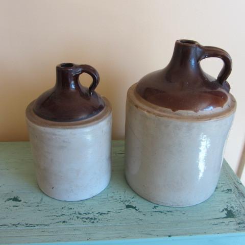 lot 135 image: Crock Jugs