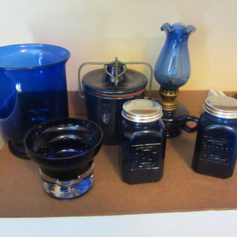 lot 171 image: Cobalt Glass