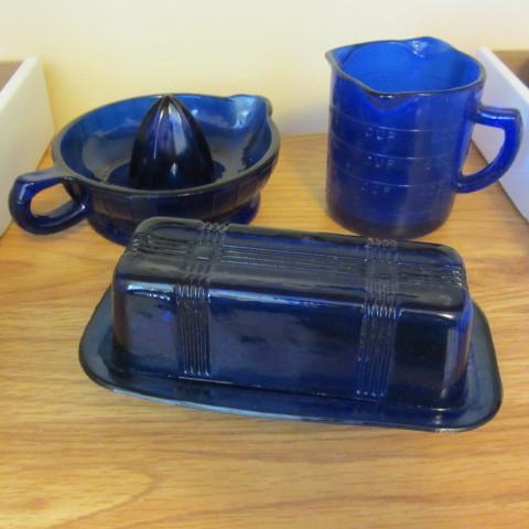 lot 172 image: Cobalt Glass