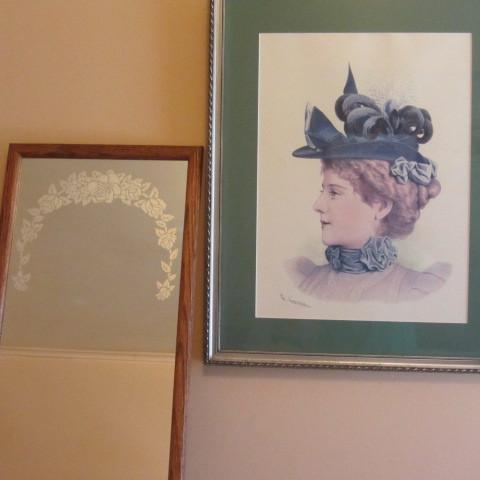 lot 188 image: Print and Mirror