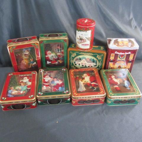 lot 195 image: Oreo Christmas Tins