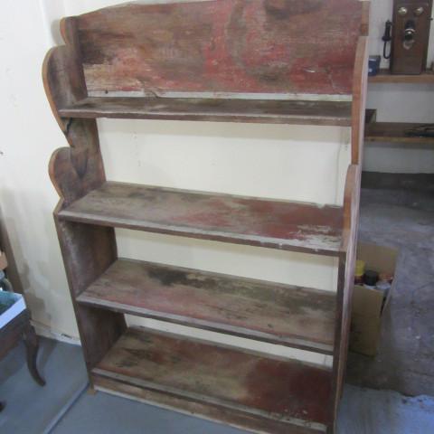lot 231 image: Wood Canning Shelf