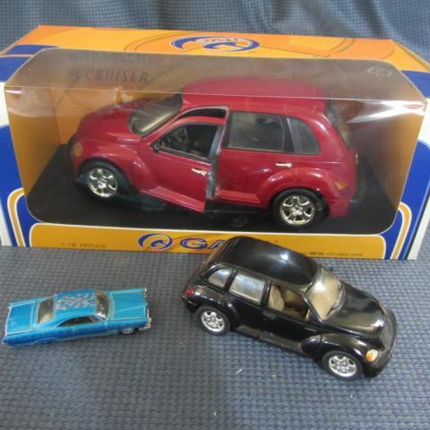 lot 279 image: PT Cruiser and Bonneville