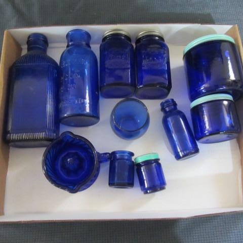 lot 283 image: Cobalt Glass
