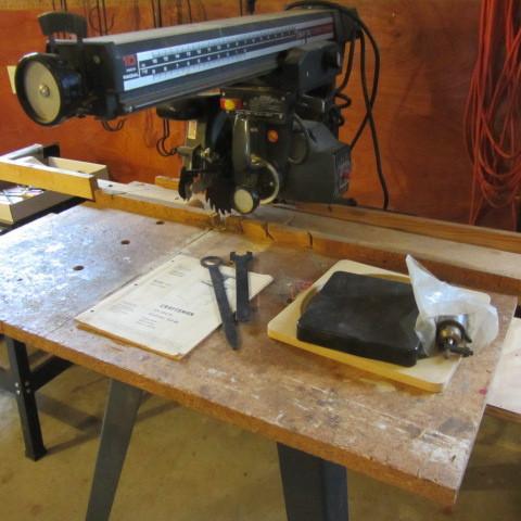 lot 9 image: Craftsman Radial Arm Saw