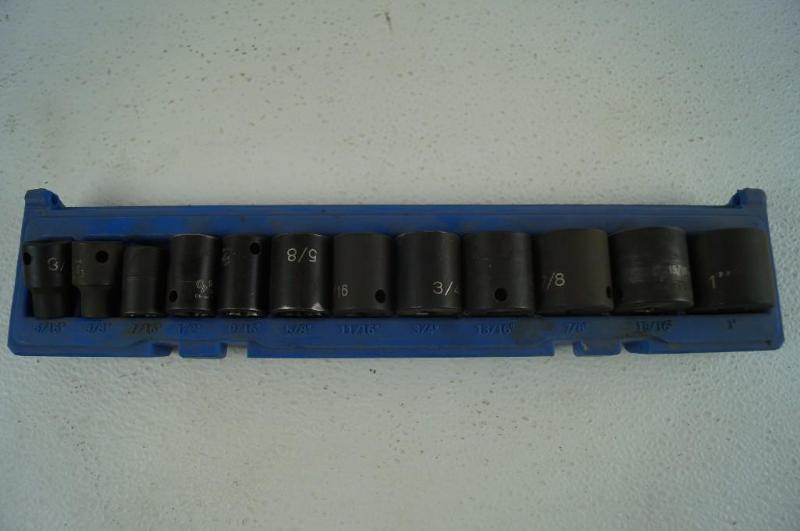 Grey Pneumatic Socket Set 516-1inch