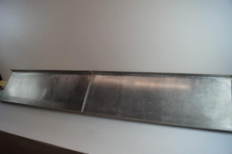 Stainless steel shelf