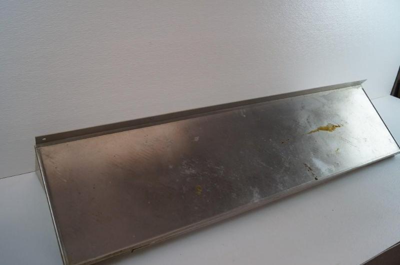 Stainless steel shelf